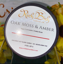 Load image into Gallery viewer, Oak Moss &amp; Amber 8oz Candle
