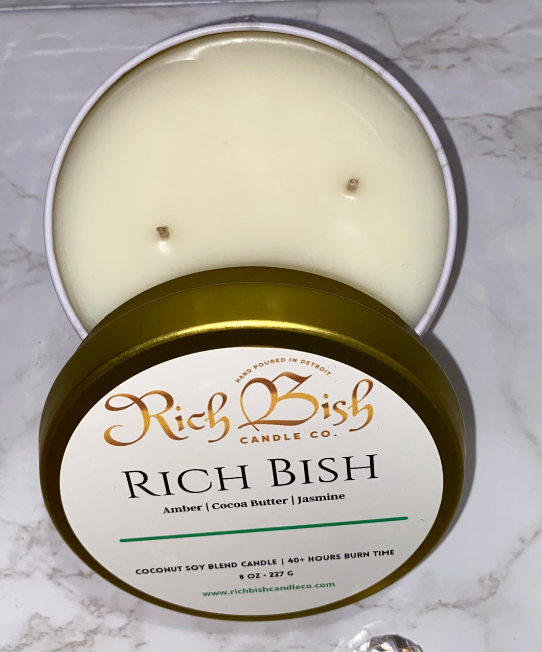 Rich Bish 8oz Candle